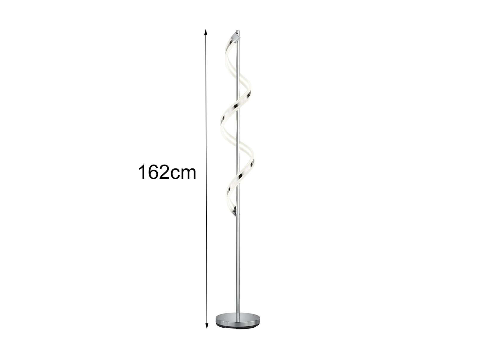 Trio Leuchten Sydney 472910106 lampa podłogowa LED chromowana metalowa z 20 W LED
