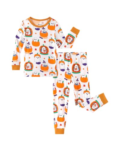 Image of PATPAT Bamboo Viscose Pajama Sets for Toddler Boys & Girls Baby Kids, Ultra-soft Snug fit Pjs Sleepers for Birthday Holiday
