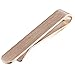 Rose Gold Skinny Tie Clips for Men - 1.5 Inches Necktie Accessories Gentlemen Gift