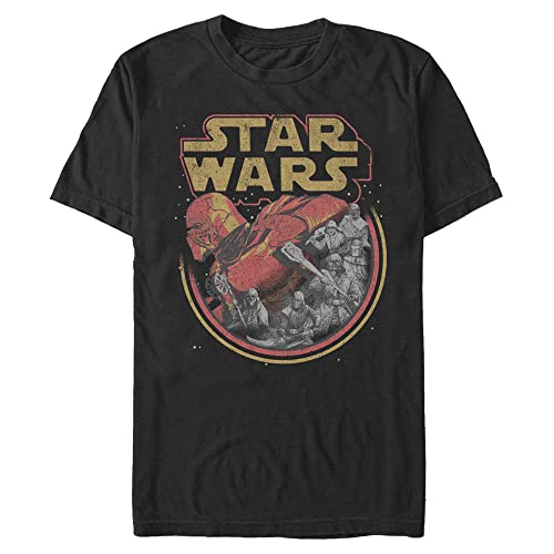 T-shirt homme Star Wars au motif vintage des vilains en coton premium