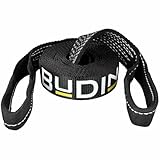 Cinta de Reboque Budin - 3 Toneladas X 5m - Cabo reboque para rebocar e guinchar Carros, Caminhonetes e Veículos 4x4 - Fita 100% Poliéster Alta Resistência com Olhais e Costuras Reforçadas