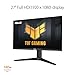 ASUS TUF Gaming VG279QL3A - 27 Zoll Full HD Monitor - 180 Hz, 1ms GtG, FreeSync, Adaptive-Sync, ELMB Sync, DisplayHDR 400 - Fast-IPS Panel, 16:9, 1920x1080, DisplayPort, HDMI, ergonomisch, Speaker