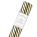 Hallmark Signature Holiday Wrapping Paper with Cut Lines on Reverse, Gold Navy Stripe (25 sq. ft.)