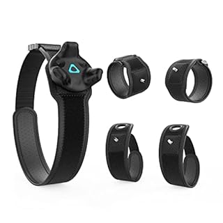 AMVR Tracker Belt+2 Wristband Straps+2 Palm Straps Full Body Tracking VR Bundle for HTC Vive Trackers 3.0/2.0 and PCVR SteamVR,Adjustable Hand/Foot Strap and Waist Belt Motion Capture(5-piece set)