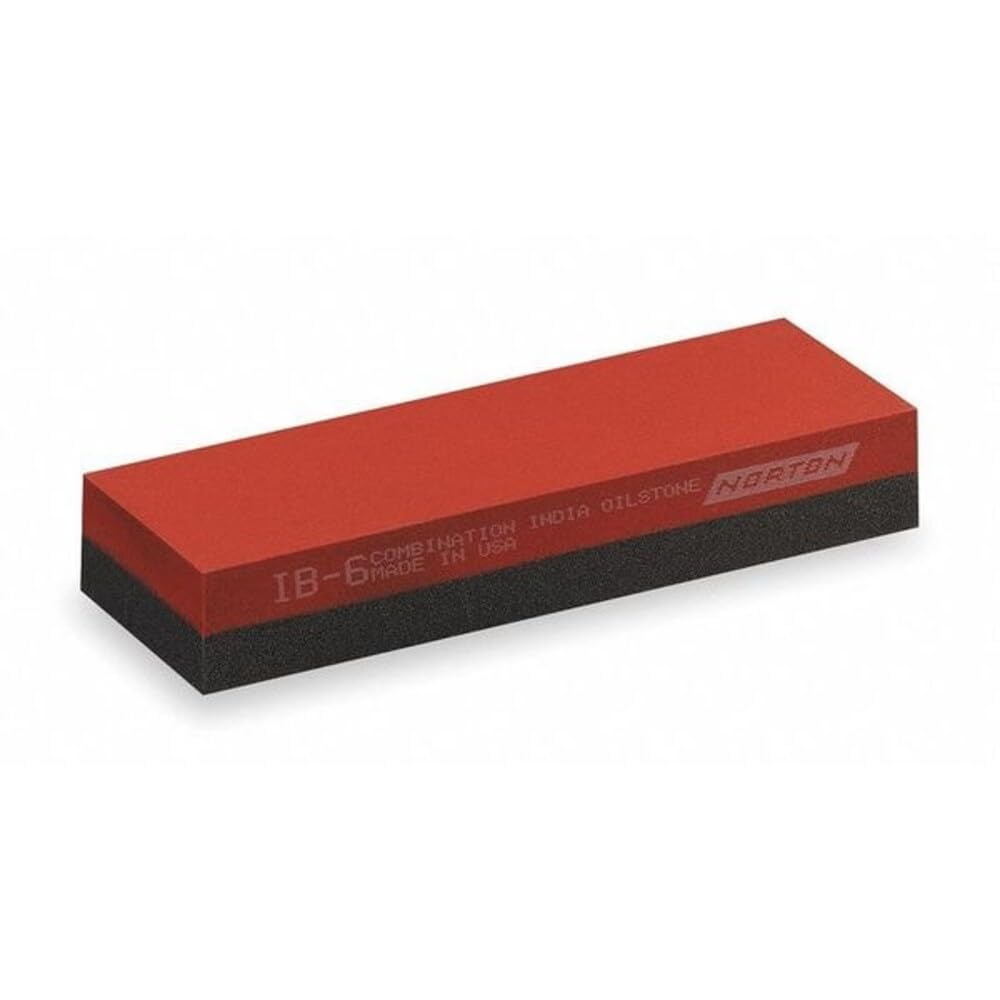 Combination Grit Sharpening Stone, 8" x 2" x 1", Coarse/Fine, Aluminum Oxide