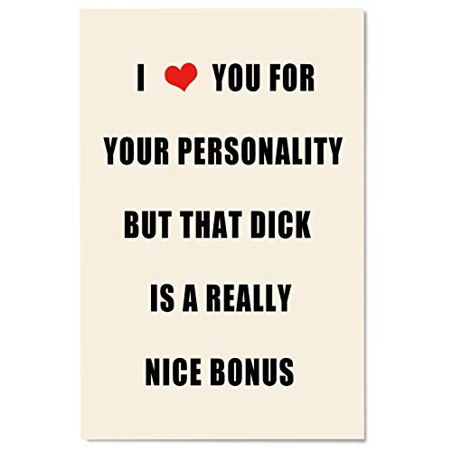 Naughty Anniversary Card | Rude Funny Birthday Card For Boyfriend, Husband, Him, Funny Love Card From Wife… #TOP7