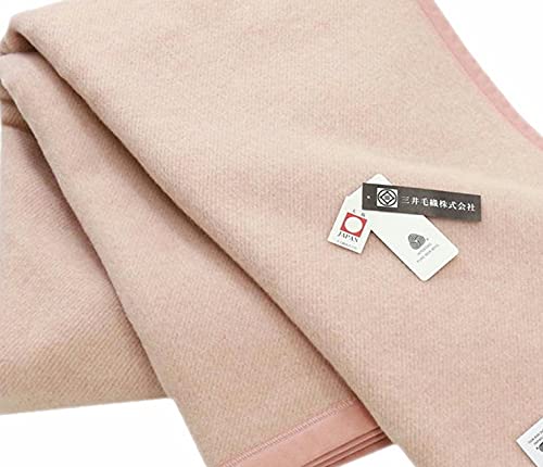 ✨未使用品✨三井毛織　洗える キャメル ウール 毛布 リバーシブル 三井毛織/キャメルの洗える国産掛け毛布 シングル -保温力は
