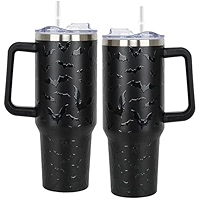 Spookyworking x Fuzero 　キョンシー Scream Ghost Face 40oz Tumbler Killin' It Rhinestone
