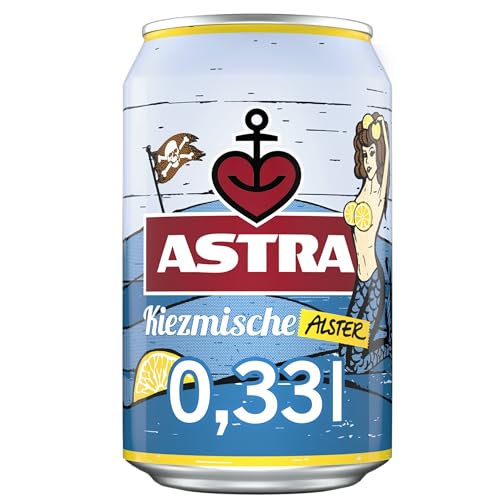 Astra Kiezmische fruchtig, trübes Alster Radler, Bier Dose Einweg (24 X 0.33 L)
