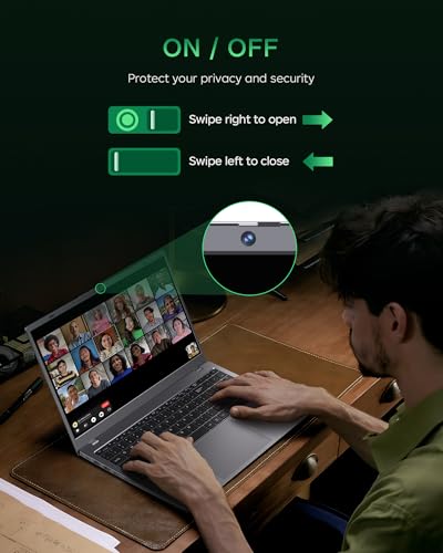 Image of 15.6 Inch Laptop for Students & Business, Pentium 6500Y Up to 3.4GHz, 8GB RAM 128GB SSD, FHD IPS Display, WiFi 5, USB Type-C & HDMI, Lightweight Portable Laptop for Daily Use