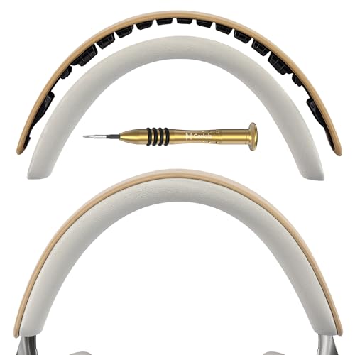 Bandeau peau de mouton Bowers & Wilkins Px8 Px7S3, fin des douleurs d'arceau rigide marron
