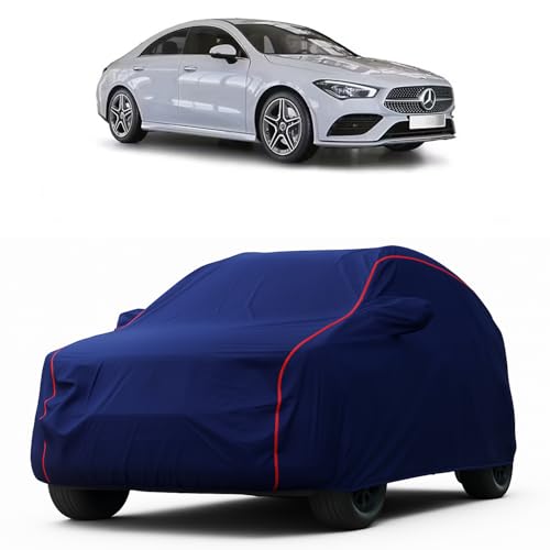 Image of Heavy-Duty Car Cover for Compatible with Mercedes Benz CLA (2016 to 2025 All Models) Deluxe Car Protection Cover - Waterproof & UV-Resistant All-Season Exterior Protection