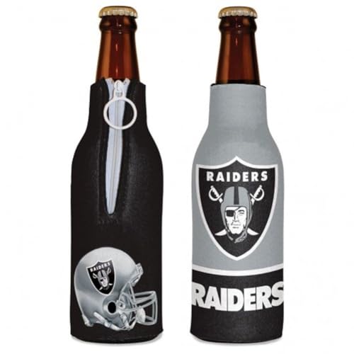 Aislador de botellas Oakland Raiders de 2 caras para tus barbacoas