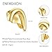 EF ENFASHION Auricle Ear Cuff Clip On Earrings For Women Cover Earring Without Piercing Gold Plated cuffs Women Men