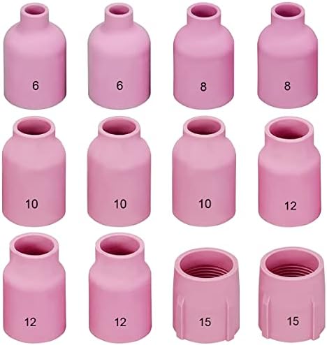 10x TIG Keramik-Düse #12 – Große Gaslinse Für  Produktbild-Vorschau 2