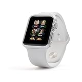 Apple Watch Case, Monoy Apple Watch 38mm Case Slim Premium Transparent Super Lightweight / Exact Fit / Plastic Cover Snap On Hard Protective Case for Apple Watch 38mm (2015) (PC Hard Clear)