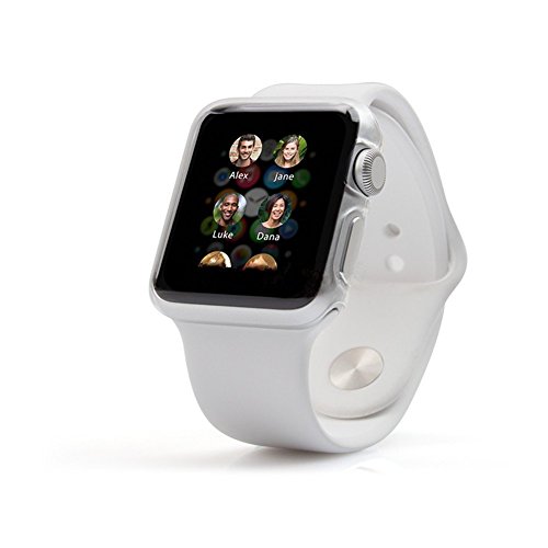 Apple Watch Case, Monoy® Apple Watch 38mm Case Slim Premium Transparent Super Lightweight/Exact Fit/Plastic Cover Snap On Hard Protective Case for Apple Watch 38mm (2015) (PC Hard Clear)