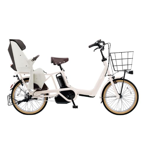 子供乗せ自転車 電動自転車 Panasonic(パナソニック) ギュット・アニーズ・DX 20インチ 2025年モデル BE-FAD032B (ホワイトグレー, 20インチ)