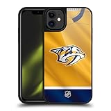 Head Case Designs Officially Licensed NHL Jersey Nashville Predators Gel Armor Case [Military Grade Drop Protection] Compatible with Apple iPhone 11