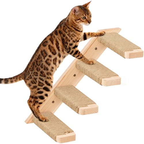 Árbol para gatos de pared, 1 unidad con 4 niveles miniatura 1