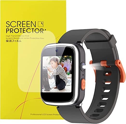 Compatible for Dwfit Kids Smart Watch Screen Protector, ceston Premium High Definition Ultra HD Film Compatible with Dwfit Kids Smart Watches (6 pack)