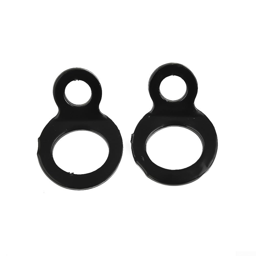 2 anillos de correa de amarre para motocicleta, moto de cross, ATV, UTV, anclaje de abrazadera triple con montaje de perno de 5 mm