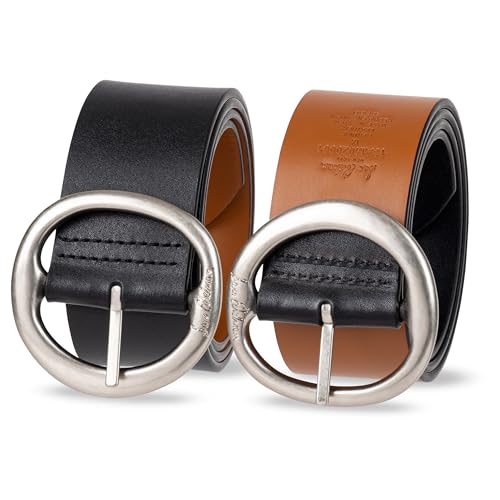 Sam Edelman Women's Two-in-One Reversible Center Bar Buckle Belt, Black Centerbar, Small3