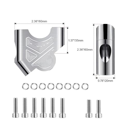 Support arrière de guidon alu CNC de haute précision pour R1250GS et ADV