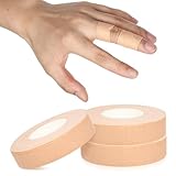 YUXIANLB Finger Tape, 0.5 Inch x 10 Yard Nude Athletic Tape Extra Strong Adhesive, 3 Rolls Sport Tape, Medical Tape, Foot Tape for Rock Climbing, Grappling, Basketball, Lifters and BJJ Finger Tape