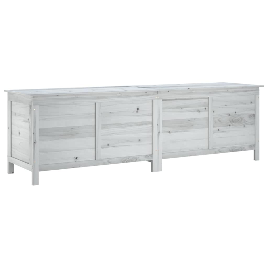 Gecheer Contenitore da Giardino,Cassapanca,Contenitore da Esterno,Baule da Giardino,Baule da Esterno Grande,Contenitore Box,Cassapanca per Esterni,Contenitore per Cuscini,Giocattoli,198,5x50x56,5 cm