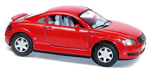 Generisch Modellauto kompatibel mit Audi TT Coupé Sammlermodell ca. 1:32 = ca. 12,5cm rot