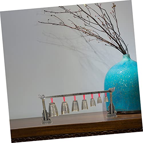 1 Conjunto Sinos Instrumento Folclórico Chinês Instrumento De Percussão Carrilhão Antigo Viagem Chap