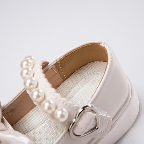 Girls Dress Shoes School Uniform Mary Jane Flats Girls Thick Non-Slip Sole Casual Shoes (Toddler Kids/Little Girls)4