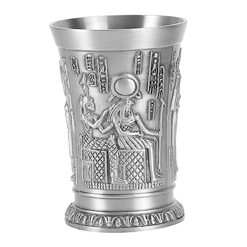 Cabilock 1 Pc Copa De Vino Vasos De Anteojos Taza Tiki Copa De Coctel Retro Vaso De Martini De Biberones Copas De Martini Espresso Contenedor De Cóctel Metal