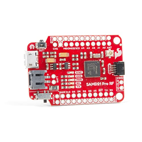 SparkFun Pro RF - LoRa, 915MHz (SAMD21) - Wireless Board Easy-to-use IoT Qwiic Enabled microcontroller 915MHz ISM Band Reinforced Micro-B USB Connector Included u.FL Antenna Connector #1