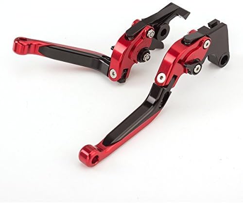 Miniatura 45 de FXCNC Billet Folding Extendable Adjustable Brake Clutch Levers Compatible with Raptor YFM660 01-04, TTR125L/LE/LW 00-16, Banshee 350 02-06