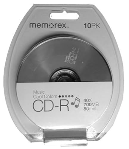 CD-R Memorex Cool Colors pour resoudre le manque d'espace de stockage