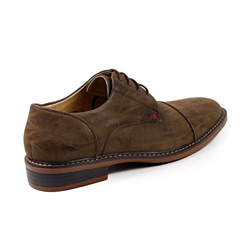 Metrocharm MC600 Men's Lace Up Cap Toe Fashion Classic Dress Shoe3