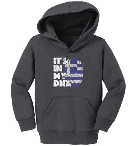 Haase Unlimited It's In My DNA Greece Finger Print Toddler/Youth Fleece Hoodie2