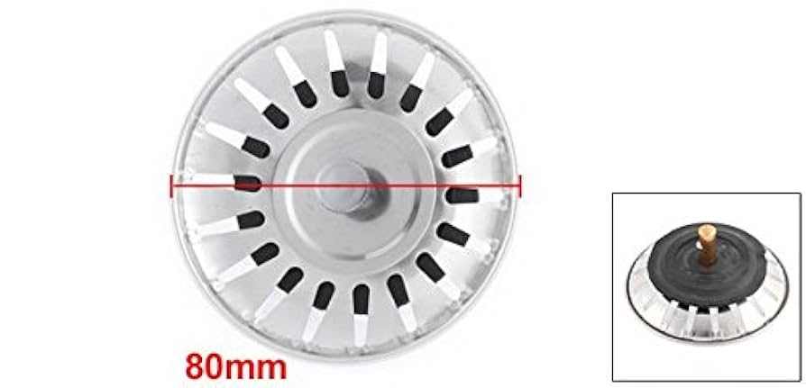 Amazon｜uxcell 排水金具 ゴミ受け 目皿 ストレーナー シンク