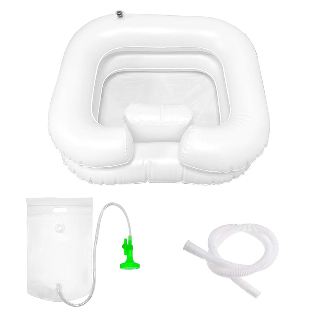 Lavandino Gonfiabile Per Capelli,Bacino Gonfiabile Per Capelli Portatile,Lavandino Gonfiabile Per Lavaggio Dei Capelli,Gonfiabile Mobile Bacinella Gonfiabile,Lavandino Gonfiabile (B)