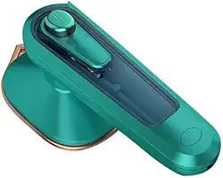 Genérico Mini Ferro de Passar Portátil Bivolt Vapor Verde e Rosa