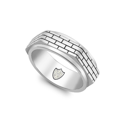 Bague Homme Argent 925 de taille 66 en métaux précieux durables