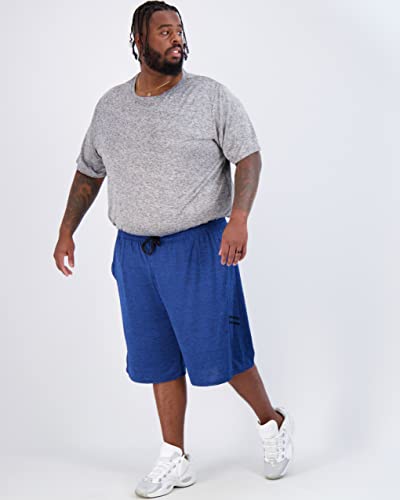 Image of Real Essentials Men's Big & Tall 3-Pack Dry Fit & Mesh Active Athletic Perfomance Shorts (3X-5X)