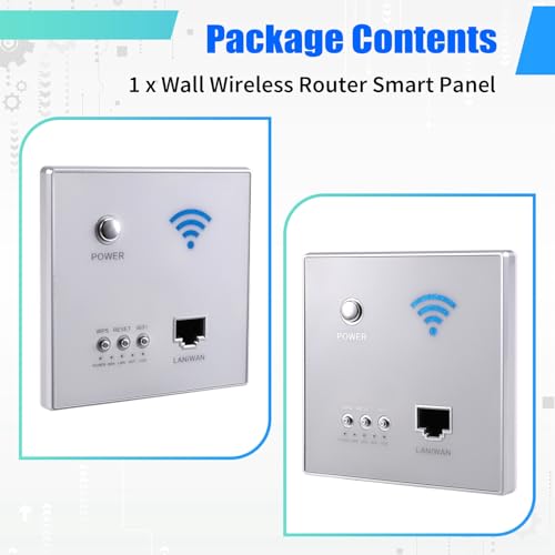 Socket WiFi Premium encastrable à paroi pour architecture moderne