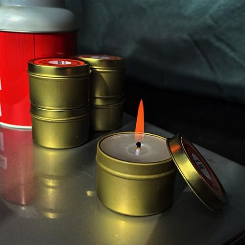 Burning Long Survival-Kerzen – Notfallkerzen – geruchsloses Notlicht | Trainingsbeleuchtung für Campingbeleuchtung | Camping und Picknick Nachhaltig und – Bild 5