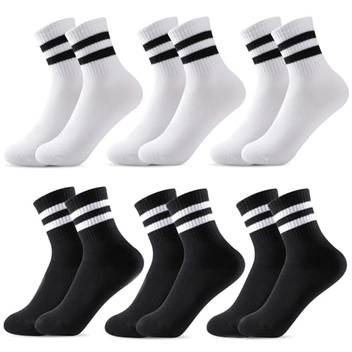 Utensilsto 6 Paar Kinder Sportsocken Tennissocken 27-31 Jungen...