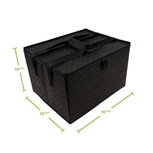 Live Vine Wine Glass Storage Box With Dividers - Stemware Storage Case And Crystal Glassware Container For 12 Wine Glasses #TOP2