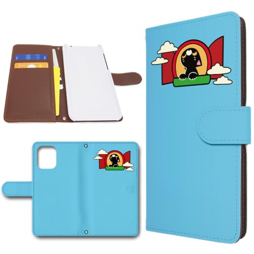Redmi12 5G XIG03 �P�[�X �蒠�^ �X�}�z�P�[�X PU���U�[ �����獕�L �u���[ | ���b�h�~12 �蒠�^ �X�}�z�J�o�[ �J���������� �}�O�l�b�g���x���g dc-3126-A