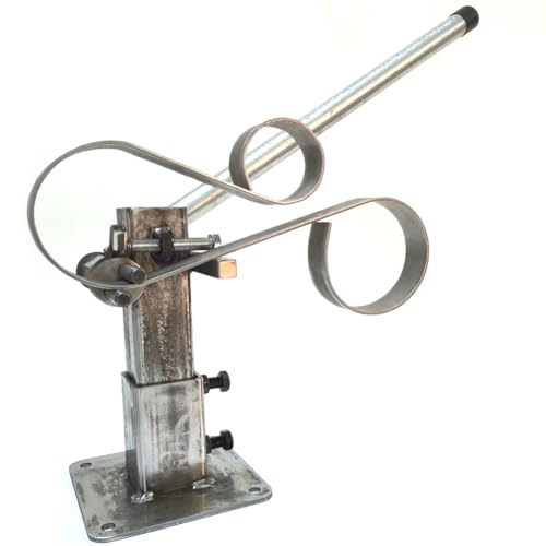 WUXIANCILANG Heavy-Duty Universal Bender, Iron Scroll Making Tools. High Capacity Flat Bar, Square Bar and Round Bar Metal Bender, Scroll Bending